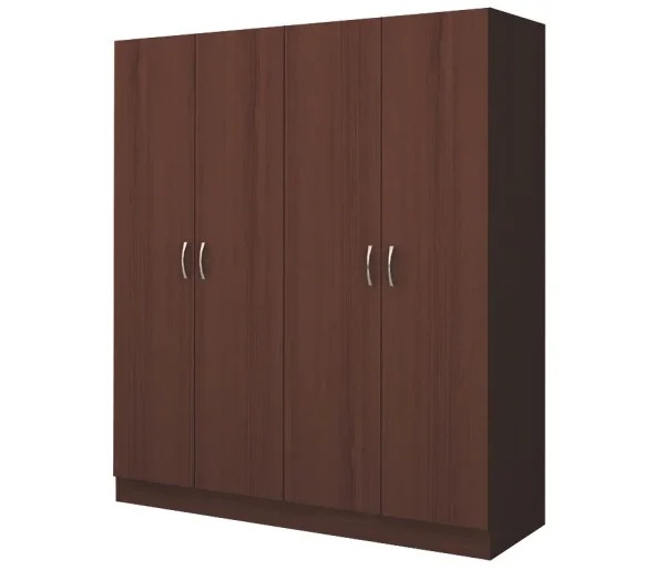Гардероб Аполо 6 с четири крила - венге амбър